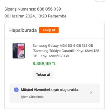 Hepsiburada Telefon Teslim Sorunu