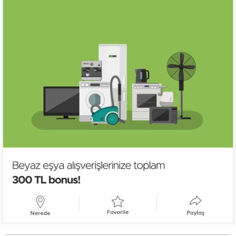 Garanti BBVA BonusFlaş Beyaz Eşya Kampanyasında Yaşanan Sorun
