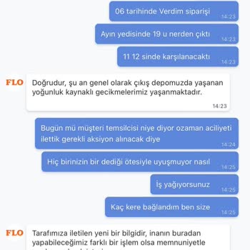 FLO Ayakkabı FLO Mağaza Şikayet