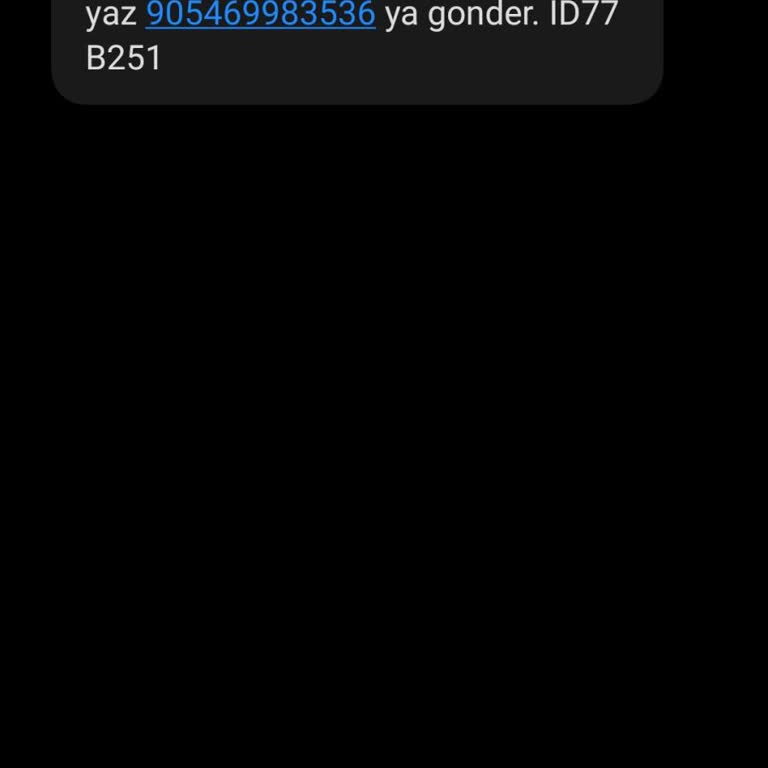 Verify Bilgim Olmadan Gelen Tek Kullanımlık Şifre SMS İ