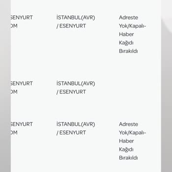 PTT Kargo Adreste Bulunmama Yalanları!
