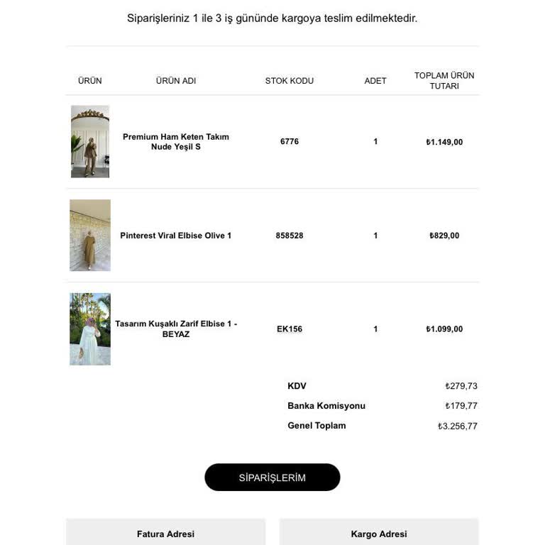 Beyza Erdoğan Geciken Sipariş Ve Yanıltıcı Bilgilendirme