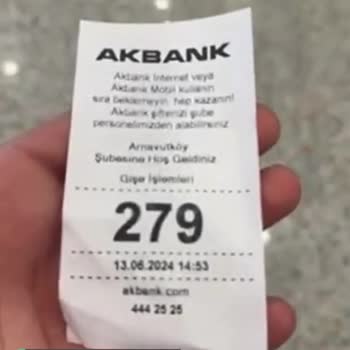 Akbank Sıra Sorunu!