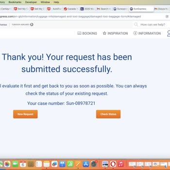 Sunexpress Hava Yolları Uçuşunda Bagaj Hasarı Ve Müşteri Hizmetleri Sorunu