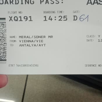 SunExpress Hava Yolları Viyana Antalya Uçuşu