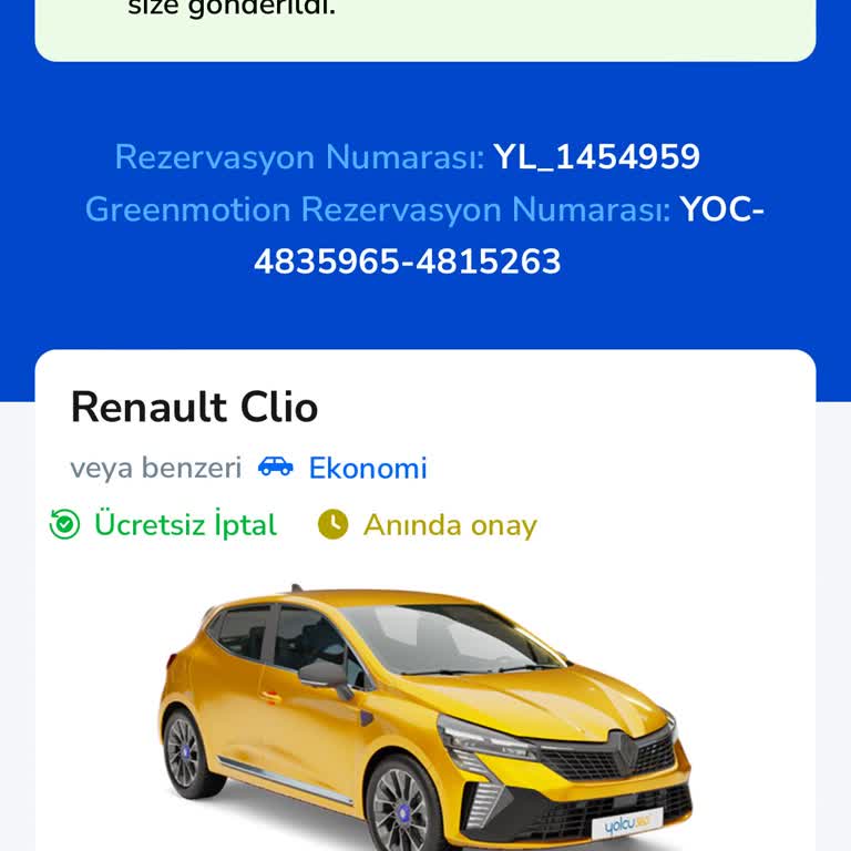 YOLCU360 Ve Greenmotion Rezilli