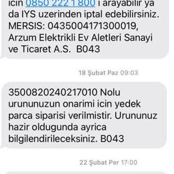 Arzum Ve Yetkili Servis İle Çözülemeyen Tost Makinesi