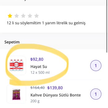 Getir'den Son Alışverişim Bir Daha Asla