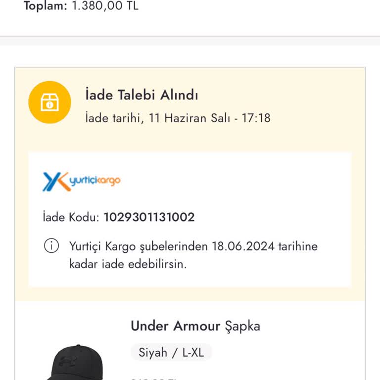 Boyner Yanlış Ürün Ve İade Sorunu