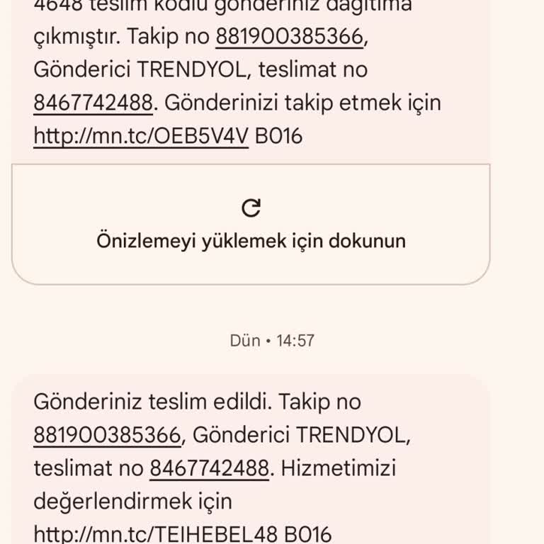 MNG Kargo Trendyol Elime Ve Komşularıma Ulaşmadı