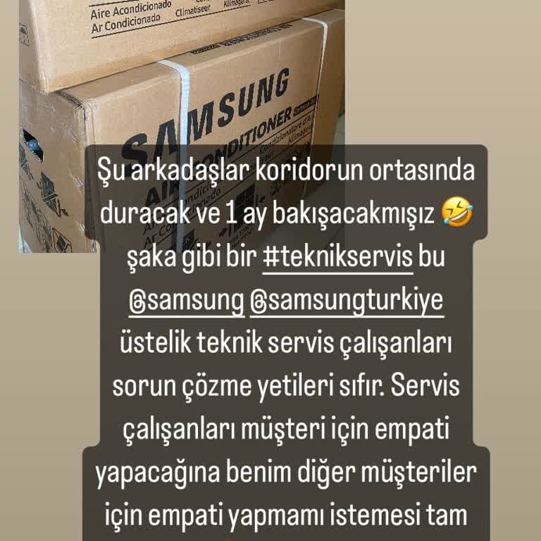 Samsung Klima Yetkili Servis Sorunu
