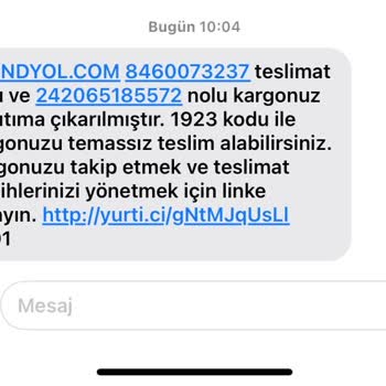 Yurtiçi Kargo İskenderun Şubeden Şikayetçiyim
