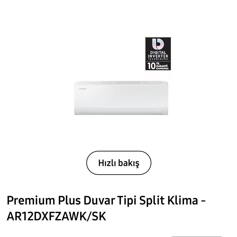 Samsung Klima Satın Aldıktan 1.5 Ay Sonra Kurulum Günü Verdi.