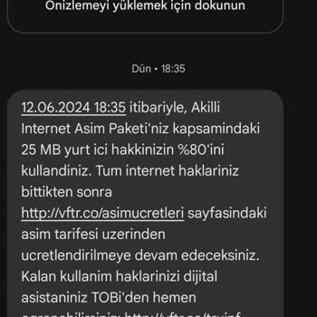 Vodafone Onaysız Ek Paket Satımı