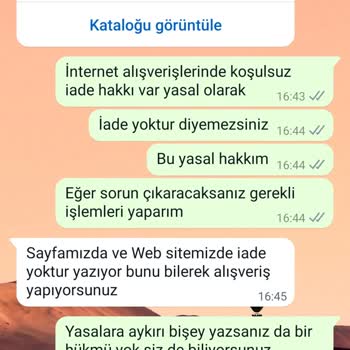 Hepsi Tesettür İade Kabul Etmiyor