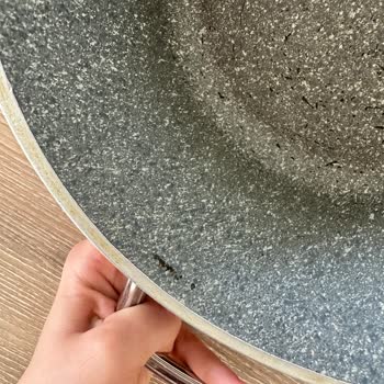 Jumbo Granit Tencere Paslandı Ve Granit Kısmı Soyuldu