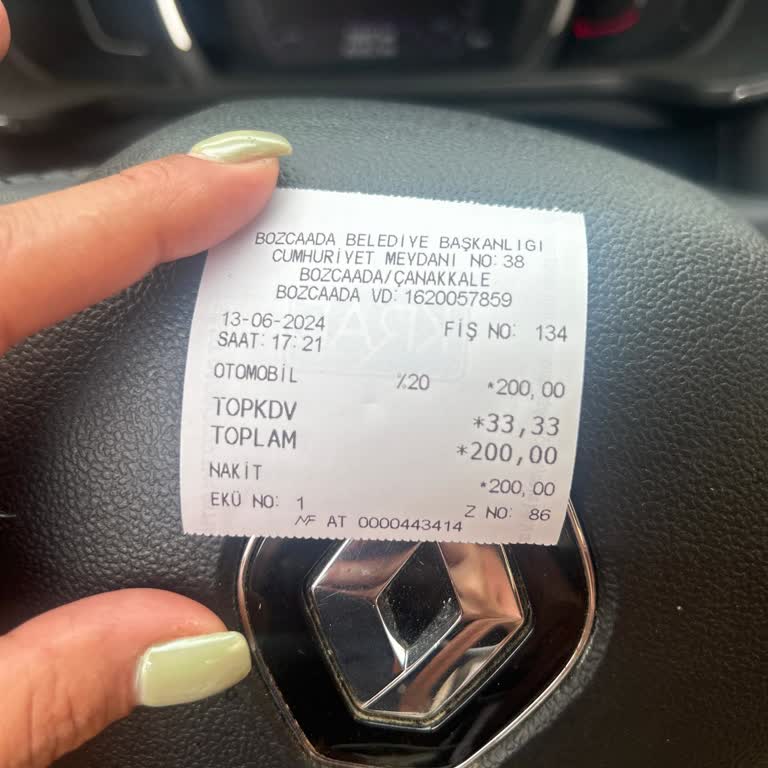 Bozcaada Belediyesi Bozcada Feribot Çıkış Ödemesi