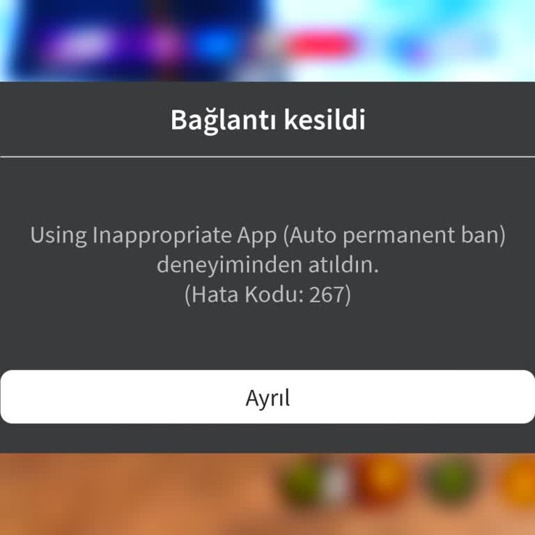 Roblox Haksız Yere Ban Şikayet