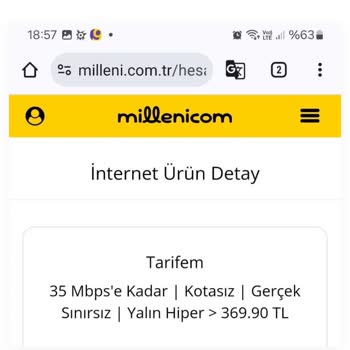 Millenicom Müşterilerini Yanıltıyor Ucuz Tarife İle Reklam Yapıyor Ama