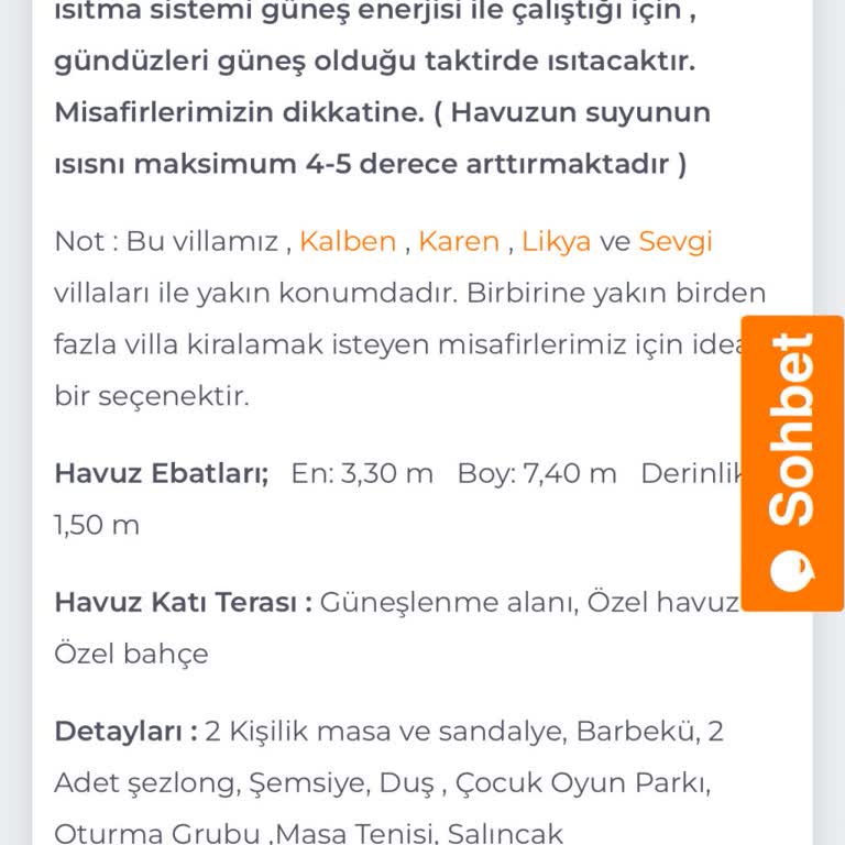 Tatilvillam.com Villa İçin Yapılan Açıklamalar Yanıltıcı