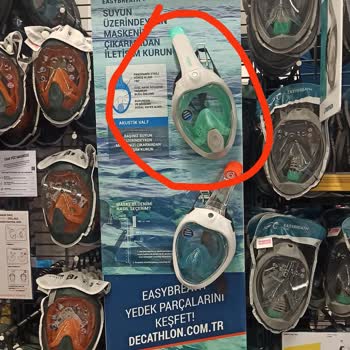 Decathlon Deniz Maskesi Su Aldı