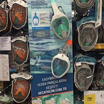 Decathlon Deniz Maskesi Su Aldı