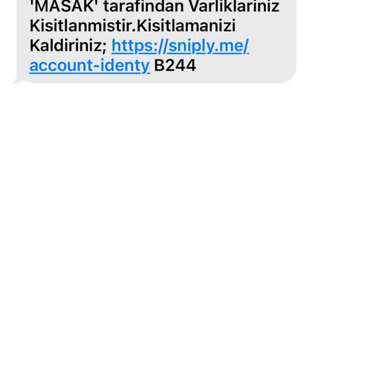 Binance Firması Adına Gelen Mesaj Şikayetimdir