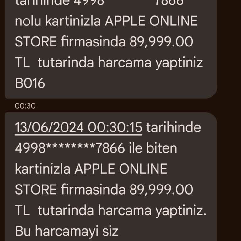 Apple Kartım Kullanılarak Şifresiz Alışveriş Yapılması