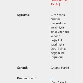 Apple İPHONE12 Şikayet Var