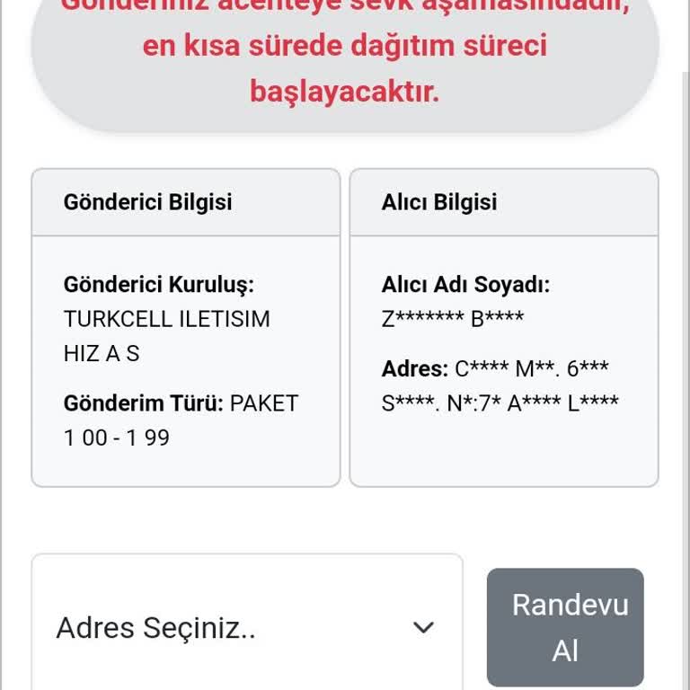 Kuryenet Teslimat Sorunu Hakkında