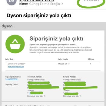 Dyson Türkiye Siparişimin Bir Ay Gecikmesi Ve İptal Edilmesi