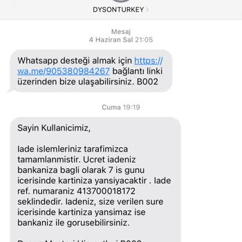 Dyson Türkiye Siparişimin Bir Ay Gecikmesi Ve İptal Edilmesi