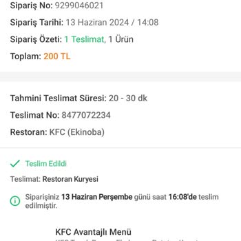 KFC Fast Food Zinciri