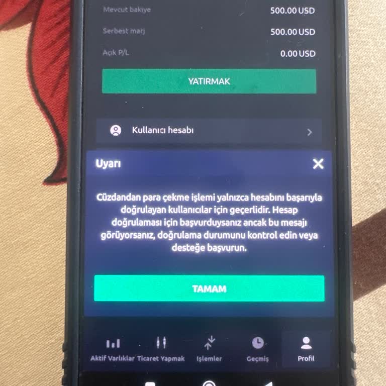 Tryvolair Para Çekimi Talebi