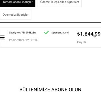 Ahel Tasarım Sipariş İptali Şikayet