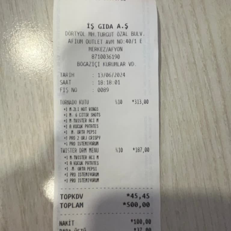 KFC Kasiyer Şikayeti Promosyon Ürün