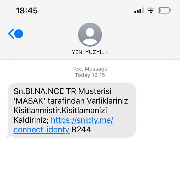 Binance Dan Gelen MASAK Yasaklama Mesajı
