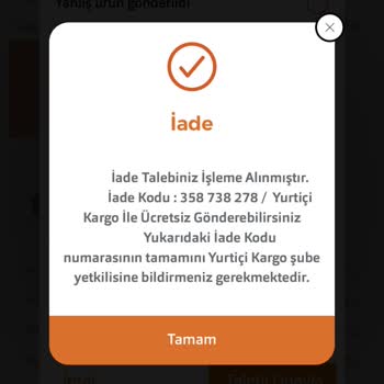 Atasun Optik Gözlüğü İade Edemiyorum