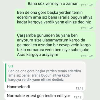 Sürat Kargo Teslim Edilmeyen Ürün