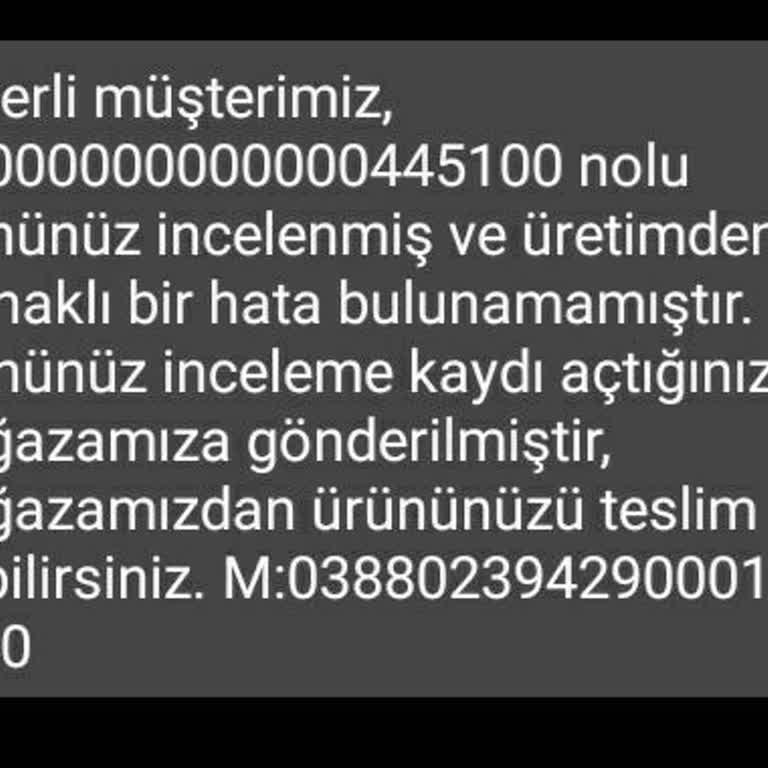 FLO Ayakkabı FLO Arızalı Ürün Takibi Sonucu
