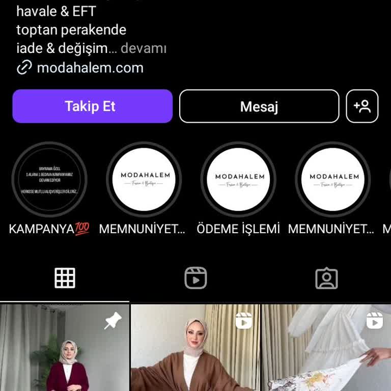 Modahalem (Instagram) Modahalem Instagram Hesabından Elbise Aldım Şikayet Edeceğim Sizi
