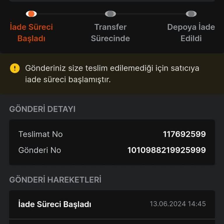 Trendyol Express Teslimat Sorunu!