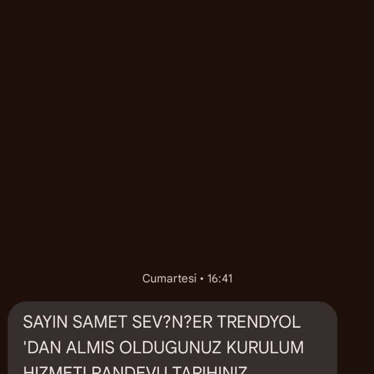 Trendyol Montajıx Kuruluma Gelmedi!