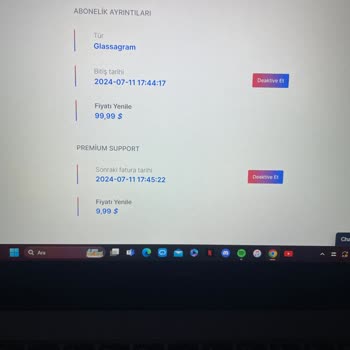 Glassagram Para İadesi Talebi