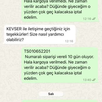 Kevser Sarıoğlu Alışverişte Beklenen Teslimat Sorunları