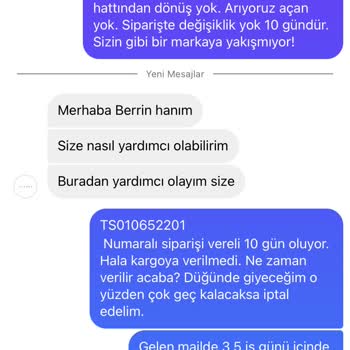 Kevser Sarıoğlu Alışverişte Beklenen Teslimat Sorunları