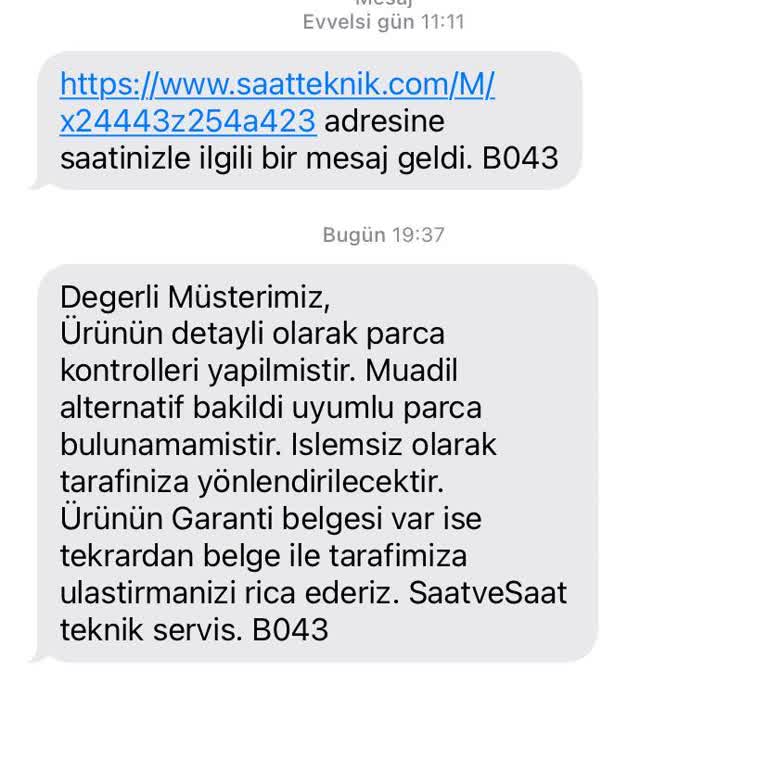 Trendyol Ve Saat & Saat Beni Mağdur Ediyor.
