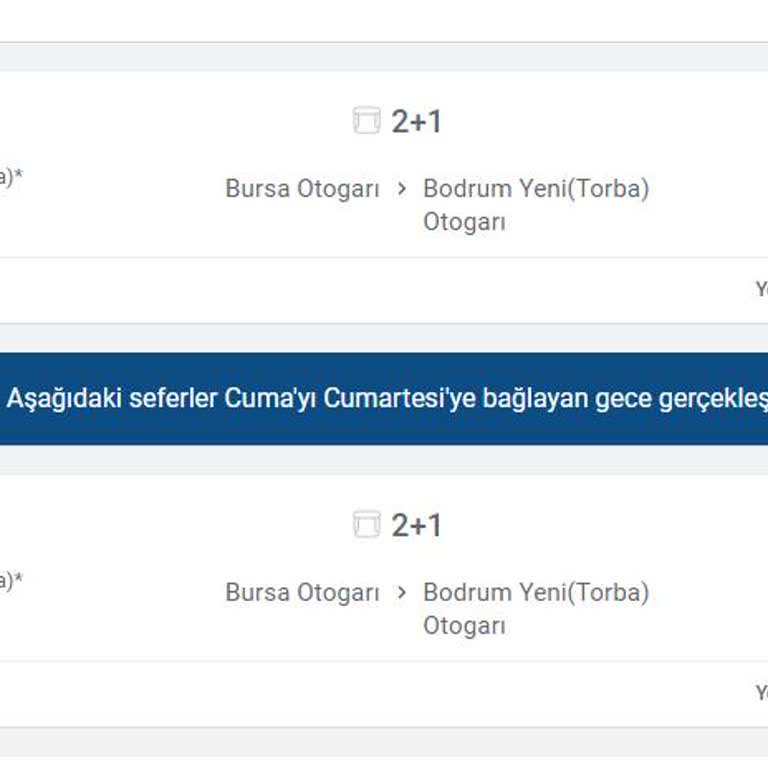 Obilet Bilet Mevcut Fakat Sefer Gözükmüyor