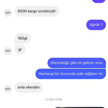 Enza Saat Ürün Hasarlı Geldi Ve İletişim Sorunları