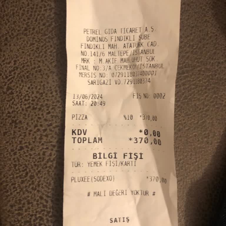 Domino's Pizza Kutunuzu Kontrol Edin. Bos Kutu Satılıyor